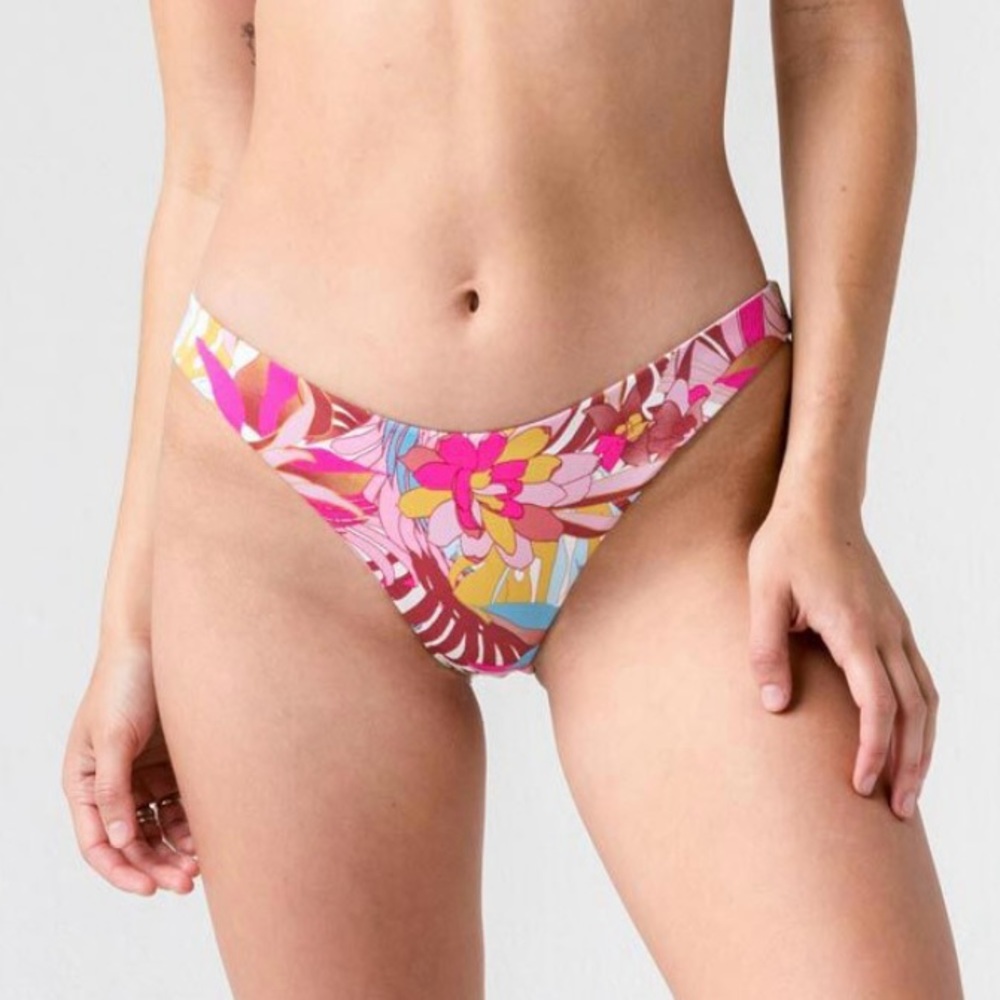 NWT Hurley Palm Paradise Bikini Bottom